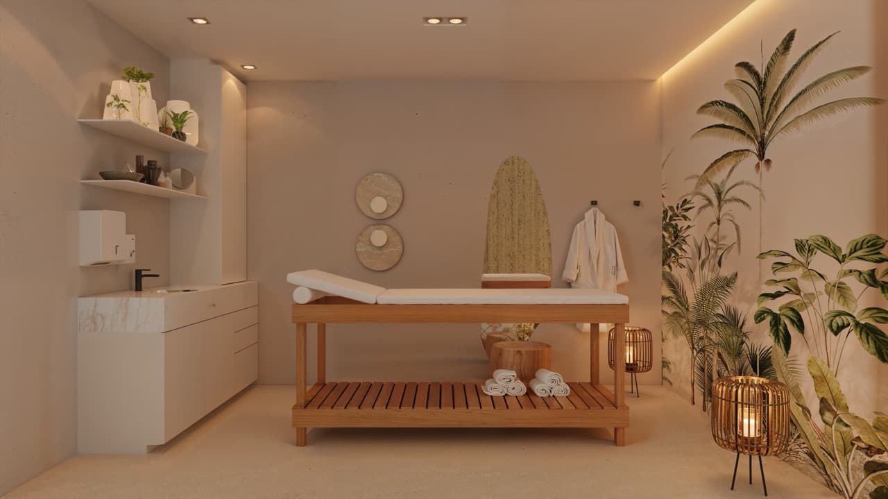 Spa e Espacos de Relaxamento.